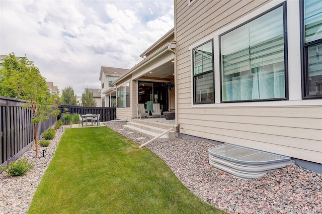 11142 Bright Sky St, Littleton, CO 80125 - view of yard with a patio area