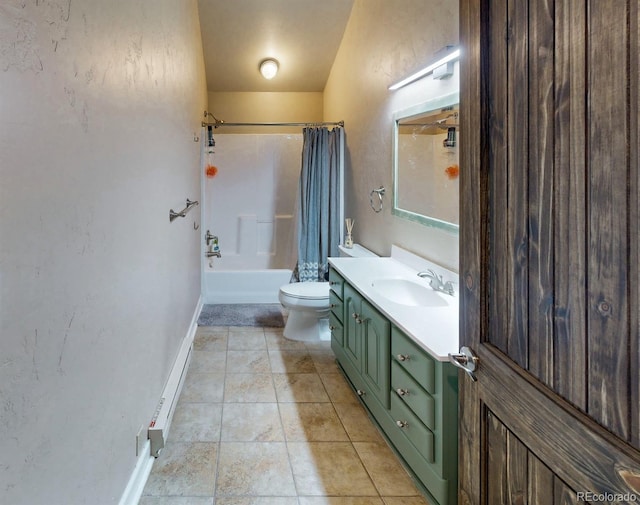 1300 N State Highway 149, Lake City, CO 81235 - bathroom with vanity, shower / tub combo with curtain, and tile patterned floors