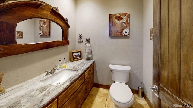 1300 N State Highway 149, Lake City, CO 81235 - half bathroom featuring vanity and tile patterned floors
