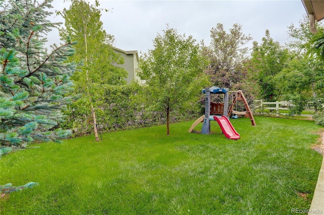 24686 E Florida Ave, Aurora, CO 80018 - view of yard featuring a playground