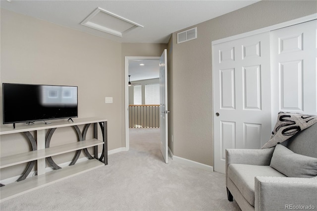24686 E Florida Ave, Aurora, CO 80018 - office with attic access, light carpet, and baseboards