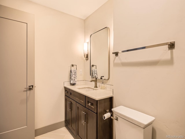 75 W 4th St Unit 205W, Silverthorne, CO 80498 - half bath featuring vanity and tile patterned floors