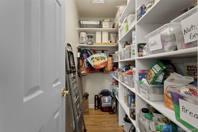 view of pantry