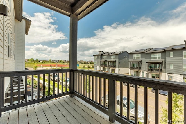 2108 Alcott Way, Broomfield, CO 80023 - wooden terrace with a residential view