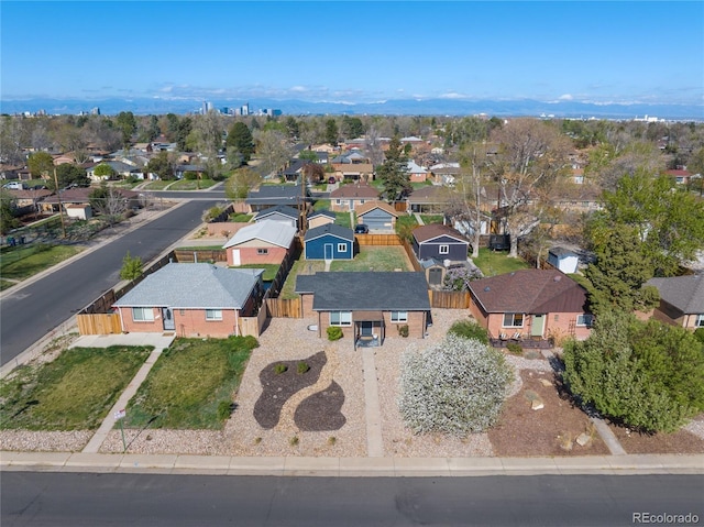 aerial overview of property's location featuring nearby suburban area