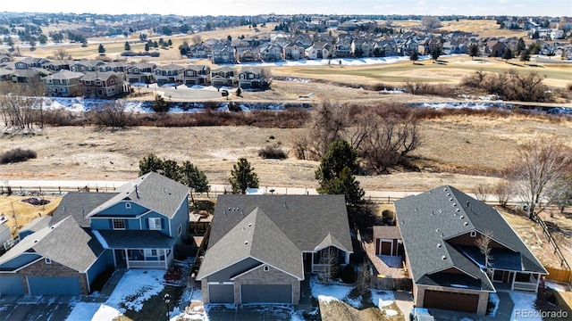 bird's eye view featuring a residential view