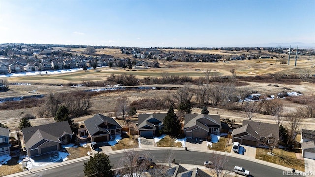 birds eye view of property featuring a residential view