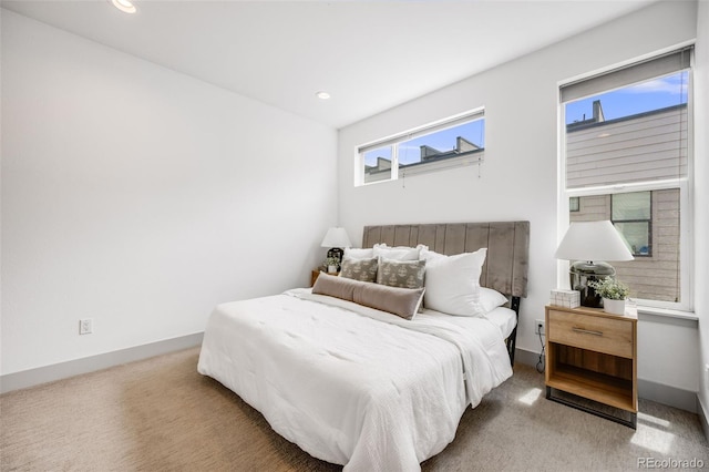 3008 Blake St, Denver, CO 80205 - carpeted bedroom featuring recessed lighting and baseboards