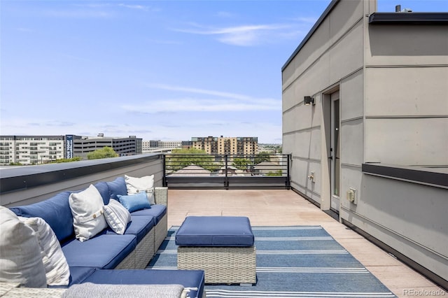 3008 Blake St, Denver, CO 80205 - balcony featuring an outdoor living space and a city view