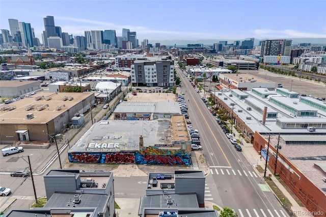 3008 Blake St, Denver, CO 80205 - drone / aerial view of city skyline