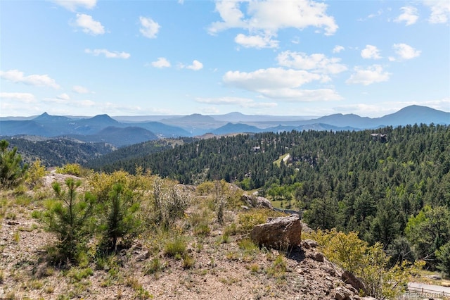 view of mountain feature