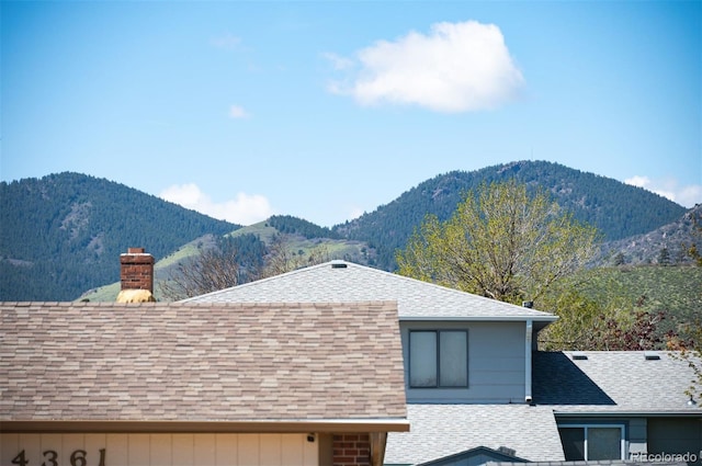 view of mountain background