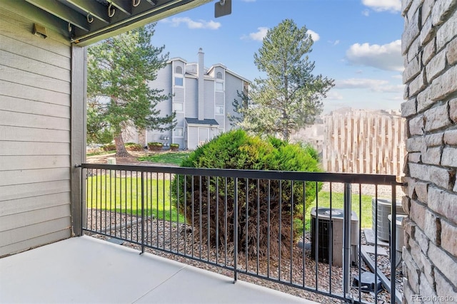 2575 S Syracuse Way Unit 101, Denver, CO 80231 - balcony with cooling unit