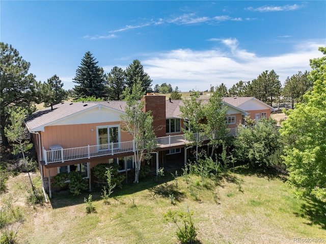 view of back of property