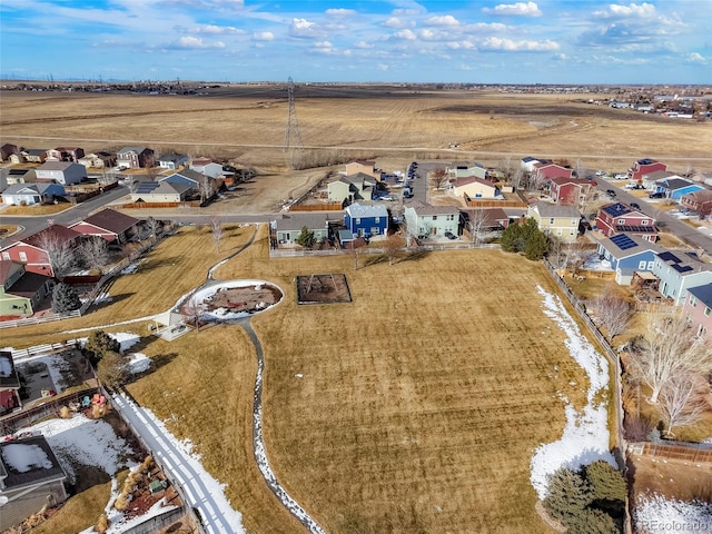 birds eye view of property featuring a residential view