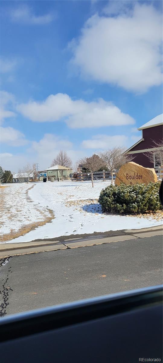 view of snowy yard