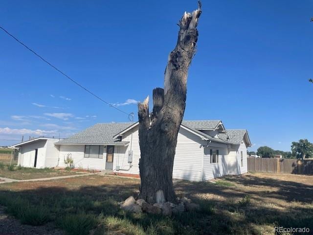 view of side of home