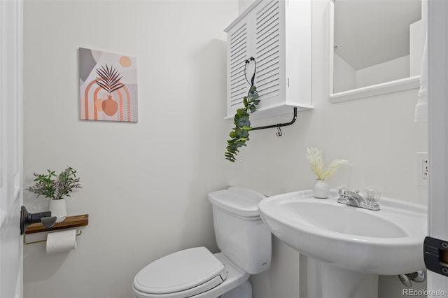 4185 Red Rock Dr, Larkspur, CO 80118 - bathroom with toilet and a sink