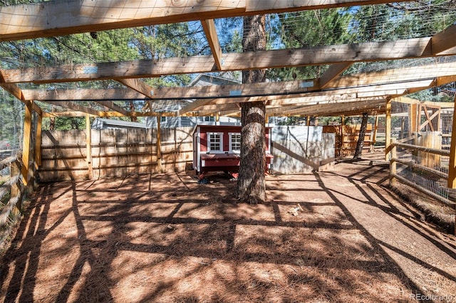 4185 Red Rock Dr, Larkspur, CO 80118 - view of patio