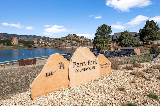 4185 Red Rock Dr, Larkspur, CO 80118 - exterior view of a mountain view and fence