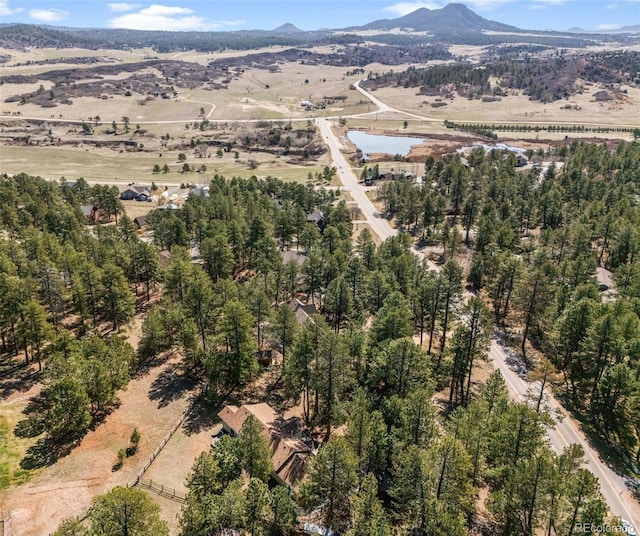 4185 Red Rock Dr, Larkspur, CO 80118 - drone / aerial view of mountains