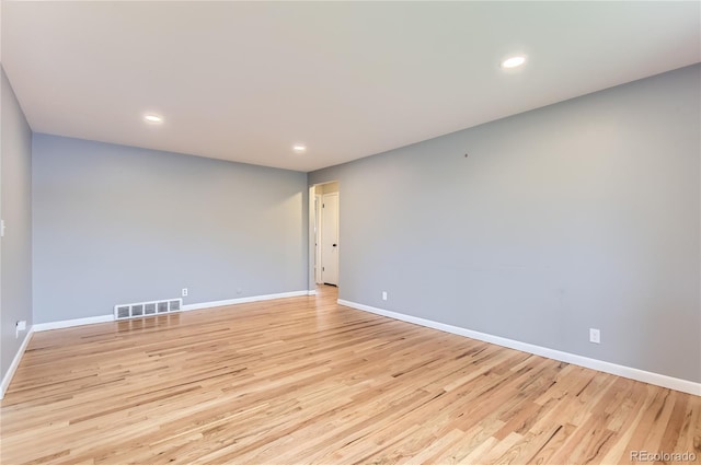 925 Wolff St, Denver, CO 80204 - spare room with light wood-type flooring and recessed lighting