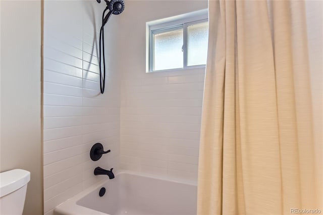 925 Wolff St, Denver, CO 80204 - full bathroom featuring toilet and shower / bath combo
