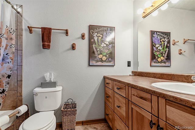 305 Travois Ct, Como, CO 80432 - full bath with vanity and a shower with curtain