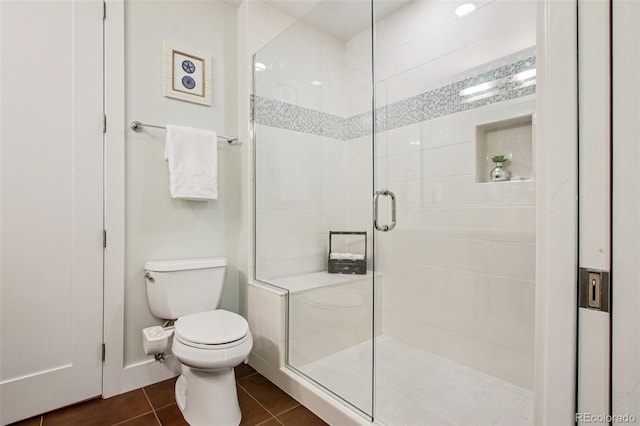 340 S Lafayette St Unit 204, Denver, CO 80209 - full bath featuring a stall shower and tile patterned flooring
