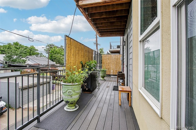 340 S Lafayette St Unit 204, Denver, CO 80209 - view of wooden terrace
