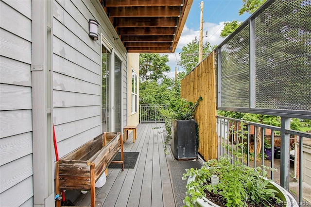 340 S Lafayette St Unit 204, Denver, CO 80209 - view of wooden terrace