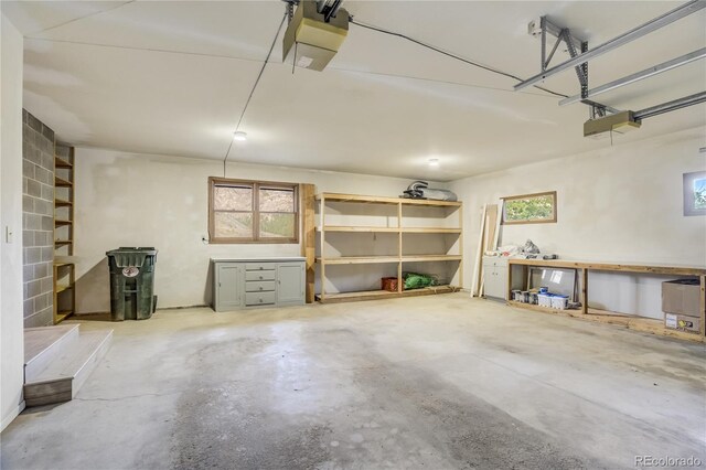 9610 Mohawk Trl, Cascade, CO 80809 - garage featuring a garage door opener