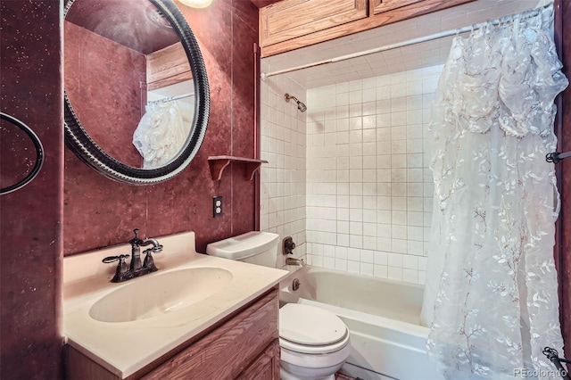 5673 Johnson St, Arvada, CO 80002 - full bath with shower / bathtub combination with curtain and vanity