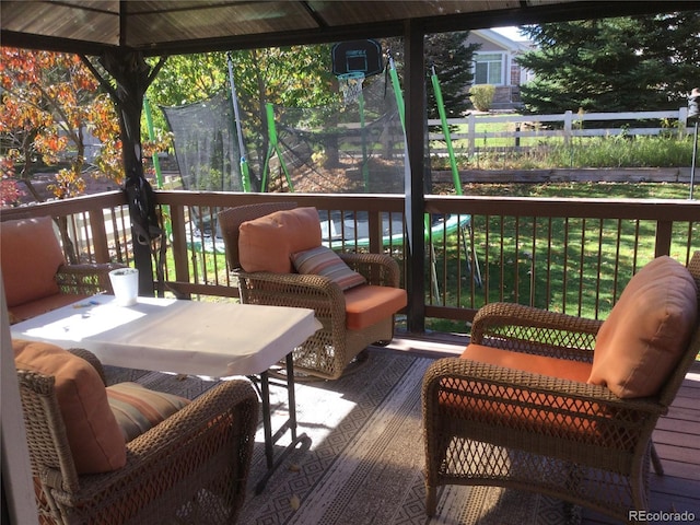 13674 Plaster Cir, Broomfield, CO 80023 - view of wooden terrace