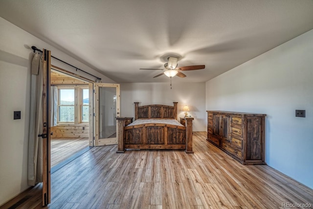 1610 Timber Ridge Rd, Westcliffe, CO 81252 - bedroom featuring wood finished floors and a ceiling fan