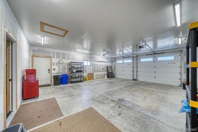 1610 Timber Ridge Rd, Westcliffe, CO 81252 - garage with a garage door opener