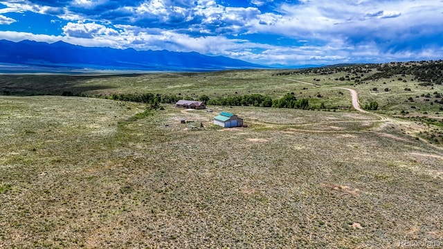 1610 Timber Ridge Rd, Westcliffe, CO 81252 - drone / aerial view of a mountainous background