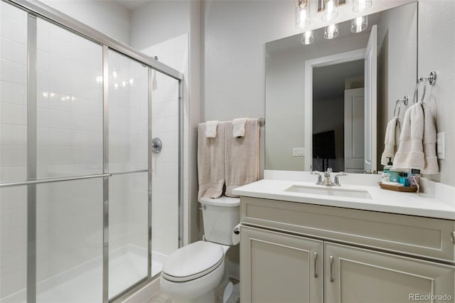 6614 S Vandriver Way, Aurora, CO 80016 - full bathroom featuring a stall shower and vanity