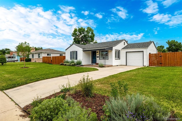 6390 W 45th Ave, Wheat Ridge, CO 80033 - single story home featuring an attached garage, driveway, and a shingled roof