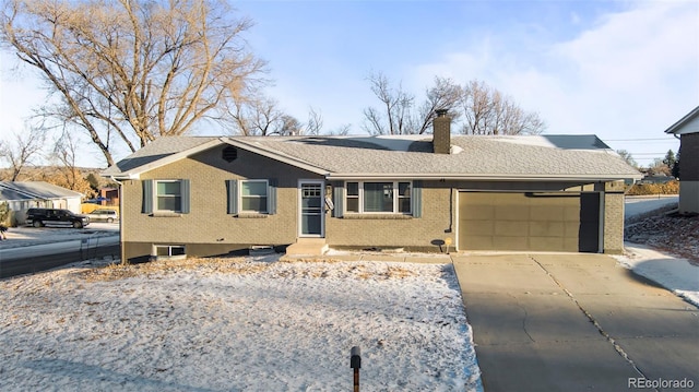 ranch-style house with a garage