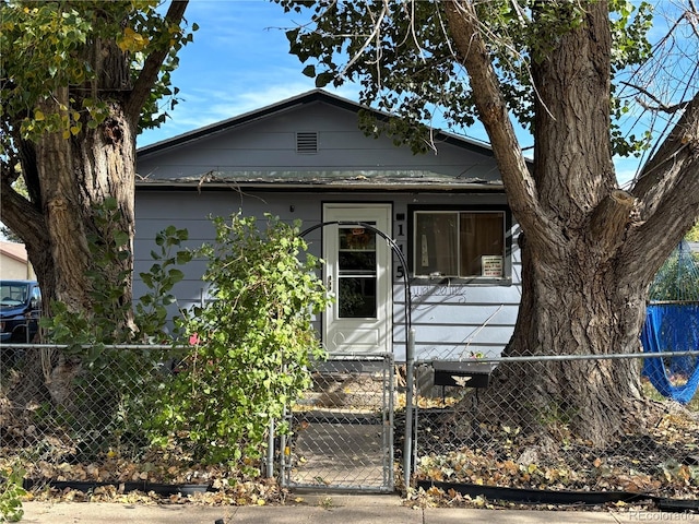 view of bungalow-style house