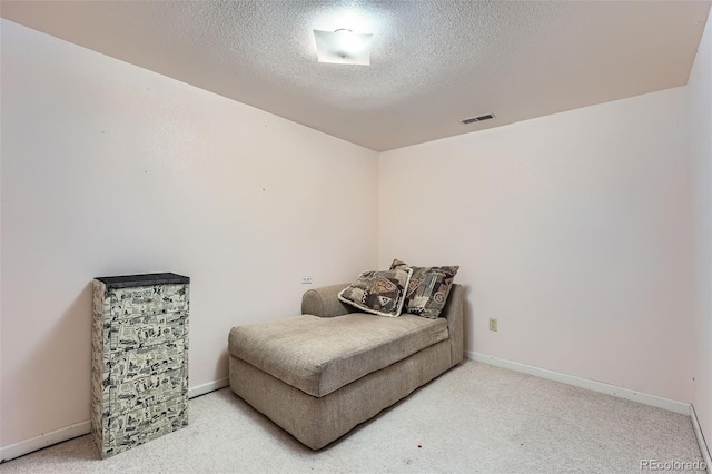 5362 S Danube Ct, Centennial, CO 80015 - sitting room featuring carpet flooring and a textured ceiling