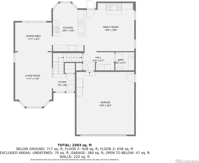 5362 S Danube Ct, Centennial, CO 80015 - view of floor plan / room layout