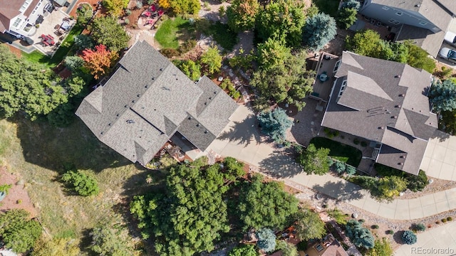1519 Stonehill Ct, Castle Rock, CO 80104 - aerial view of property's location featuring nearby suburban area