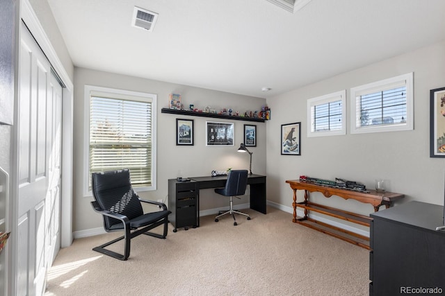 1519 Stonehill Ct, Castle Rock, CO 80104 - carpeted office with plenty of natural light and baseboards