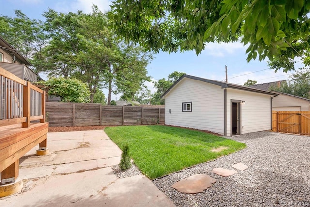 2849 N Vine St, Denver, CO 80205 - fenced backyard featuring a patio area