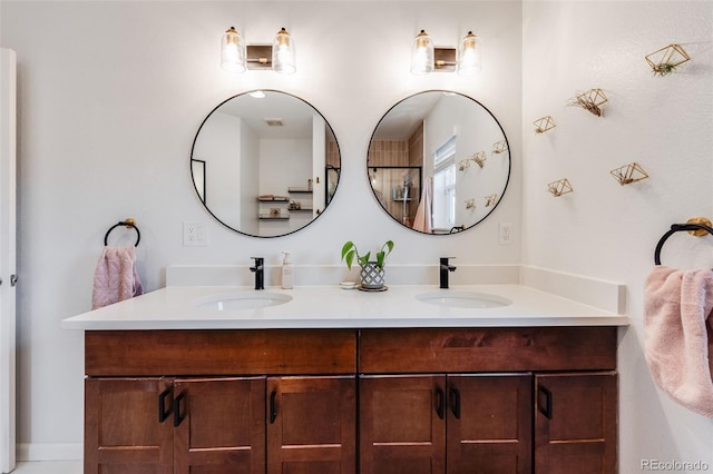 430 Osceola St, Denver, CO 80204 - full bathroom featuring double vanity