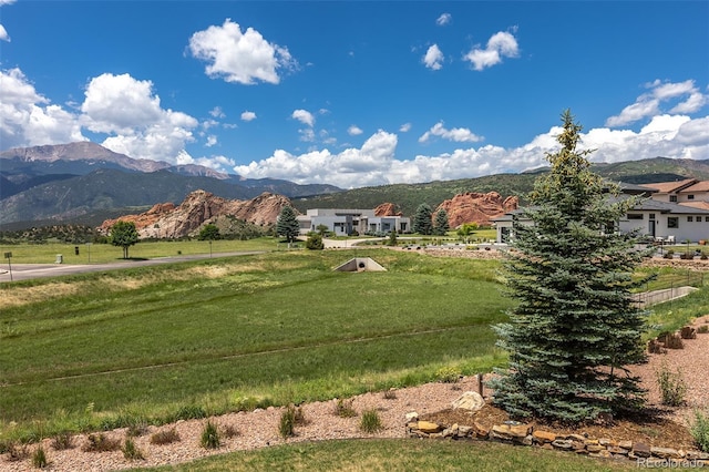 3012 Cathedral Park Vw, Colorado Springs, CO 80904 - view of mountain background with rural landscape