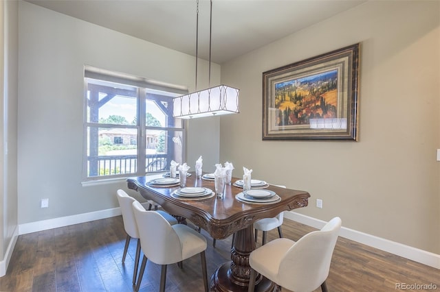 3012 Cathedral Park Vw, Colorado Springs, CO 80904 - dining space with wood finished floors