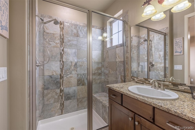 3012 Cathedral Park Vw, Colorado Springs, CO 80904 - full bath featuring a shower stall and vanity